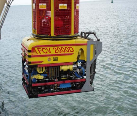 Work Class Rov Driver Launching of “FCV 2000D work class ROV”